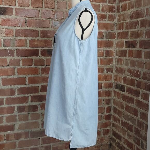 Rag and Bone Jean chambray sleeveless dress M - Picture 3 of 9
